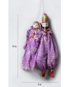 Purple Pupet Wall Hangings  Set of 2